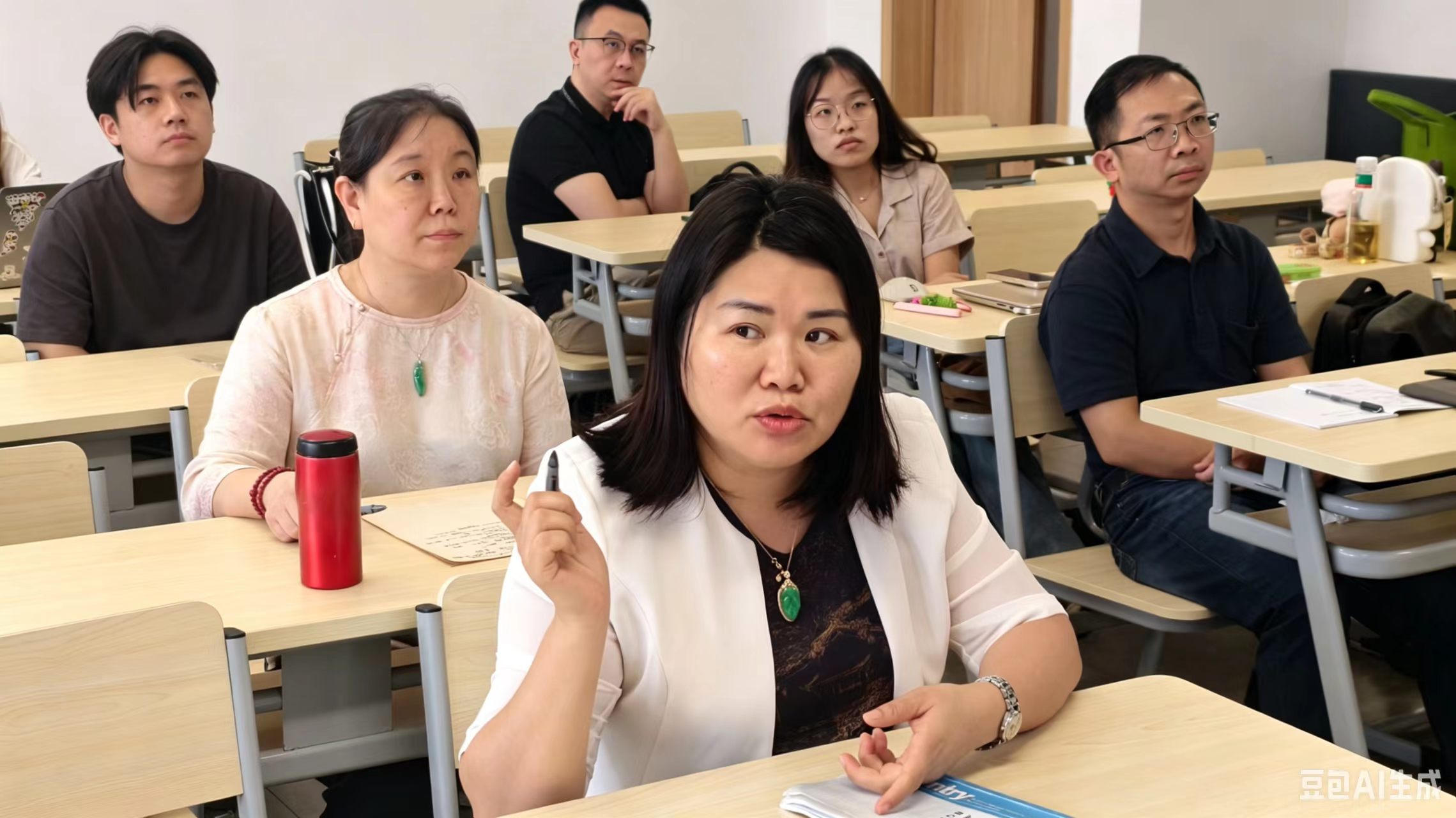 1学院督导董慧老师点评现场.jpg